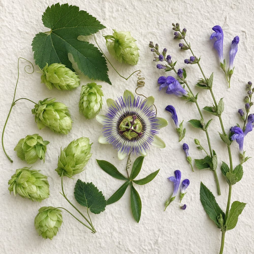 Three Organic Herbs, Traditionally Used for Calm
